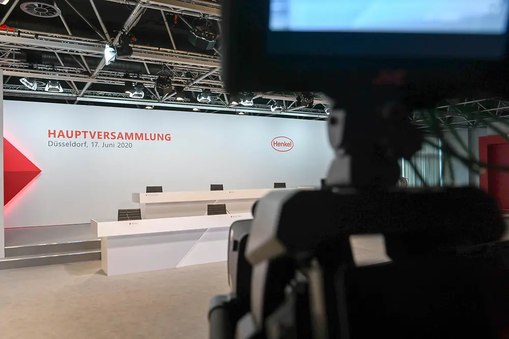 
Henkel's virtual Annual General Meeting 2020