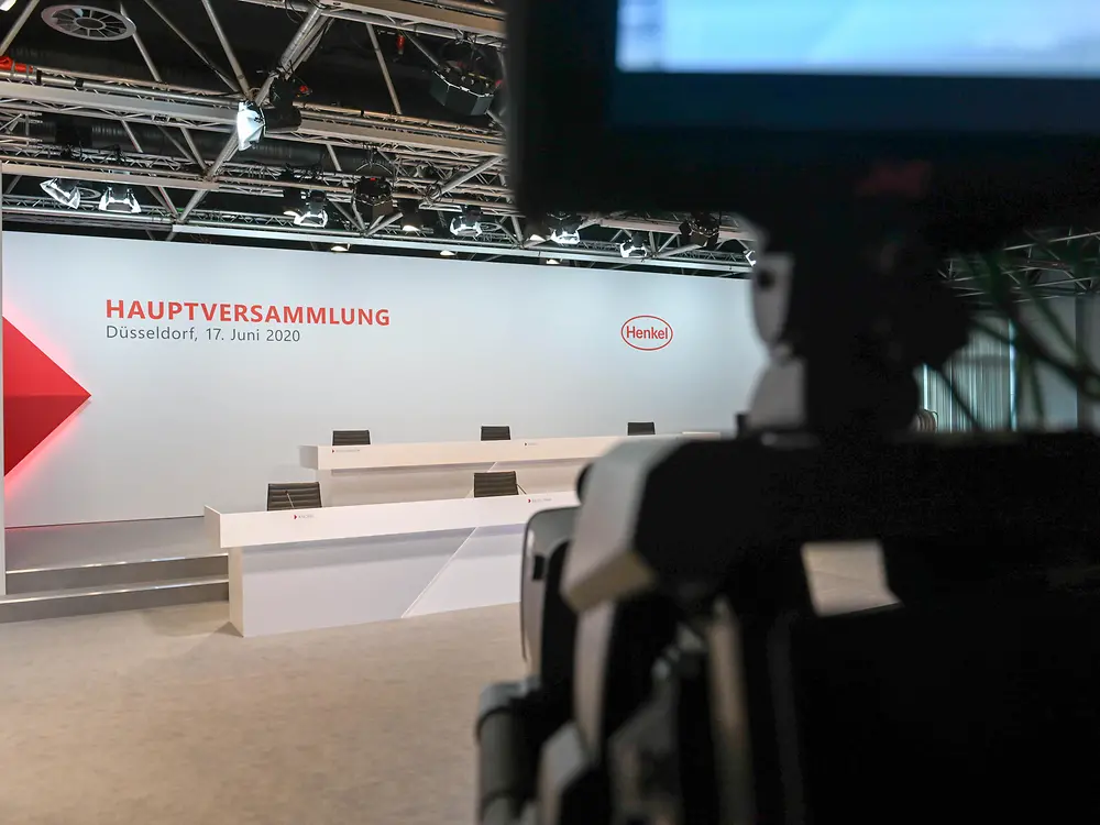 
Henkel's virtual Annual General Meeting 2020