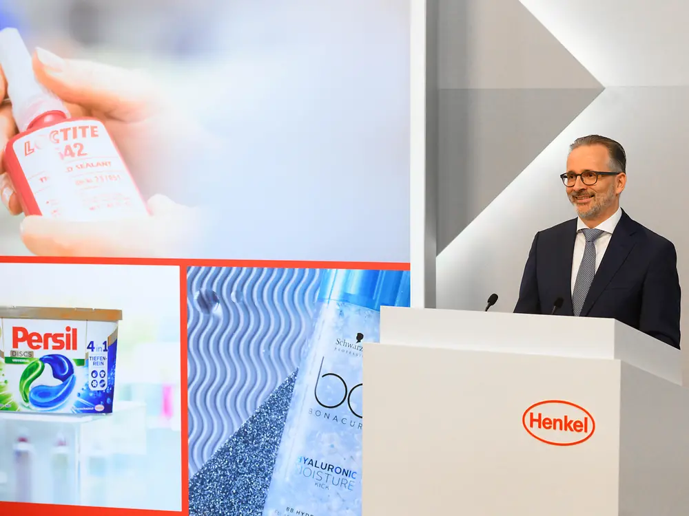 
Henkel CEO Carsten Knobel